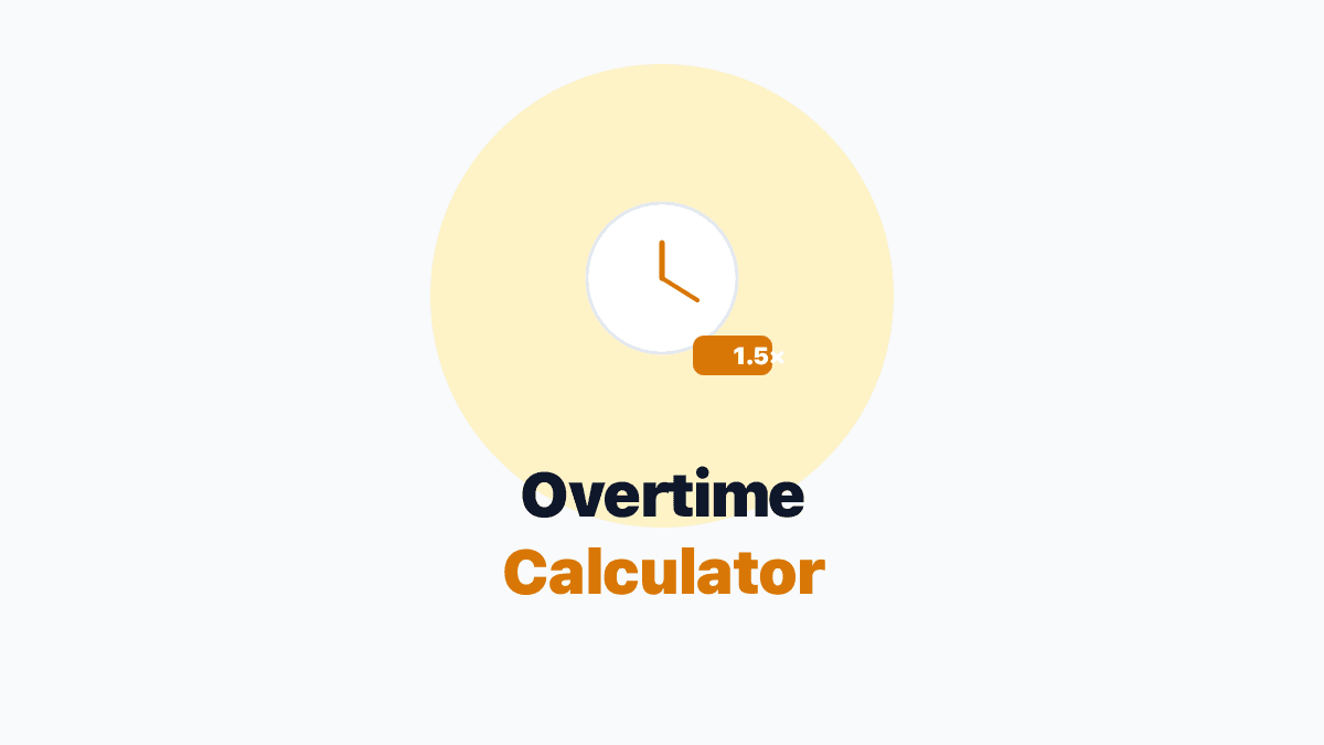 Simple guide cover icon: clock with 1.5x badge and Overtime label.